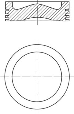 MAHLE 0389000 — Поршень