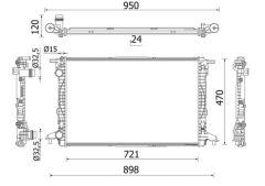 MAHLE CR2179000S — Radiator răcire motor