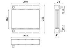 MAHLE CR926000P — Радиатор охлаждения
