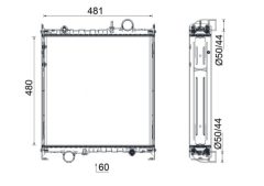 MAHLE CR2609000S — Радиатор охлаждения
