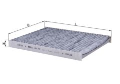 MAHLE LAK142 — Салонный фильтр