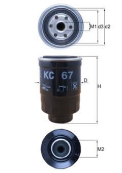 MAHLE KC67 — Filtru combustibil