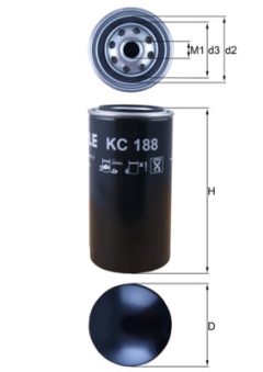 MAHLE KC188 — Filtru combustibil