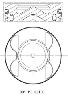 MAHLE 001PI00193000 — Поршень