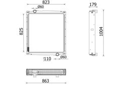 MAHLE CR2667000P — Radiator răcire motor