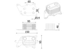 MAHLE CLC278000S — Масляный радиатор
