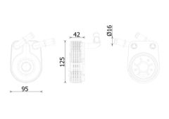 MAHLE CLC280000S — Radiator ulei motor