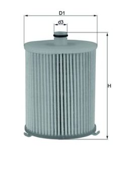 MAHLE KX2454D — Filtru combustibil