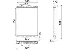 MAHLE CR1047001S — Radiator răcire motor