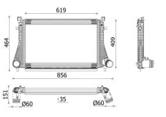 MAHLE CI667000P — Intercooler