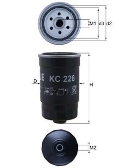 MAHLE KC226 — Filtru combustibil