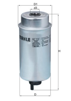 MAHLE KC116 — Filtru combustibil