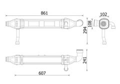 MAHLE CE44000P — Радиатор EGR