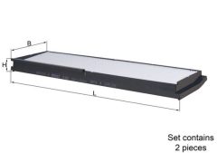 MAHLE LA862S — Filtru habitaclu