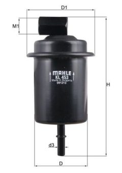 MAHLE KL453 — Filtru combustibil