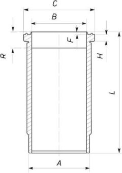 MAHLE 037WN2700 — Гильза цилиндра