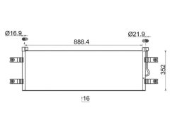 MAHLE AC784000S — Radiator aer condiționat