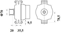 MAHLE MG1168 — Alternator