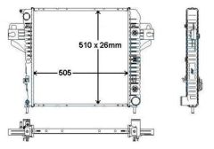 MAHLE CR1839000S — Radiator răcire motor