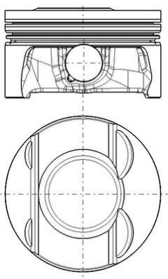 MAHLE 028PI00174000 — Поршень