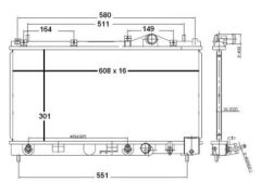 MAHLE CR189000S — Radiator răcire motor