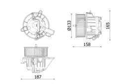 MAHLE AB331000P — Ventilator habitaclu