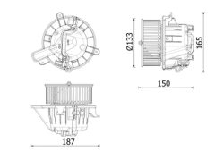 MAHLE AB332000P — Ventilator habitaclu