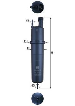 MAHLE KL1131 — Топливный фильтр