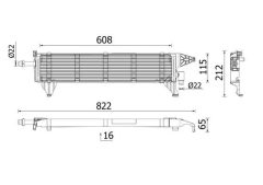 MAHLE CRE1000P — Radiator baterie de tracțiune