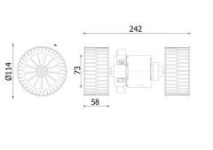 MAHLE AB87000S — Ventilator habitaclu