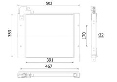 MAHLE AC1138000P — Радиатор кондиционера