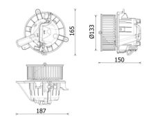 MAHLE AB325000P — Ventilator habitaclu