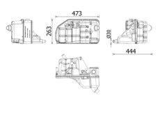 MAHLE CRT54000S — Vas de expansiune