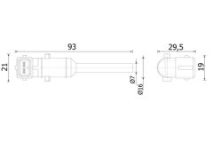 MAHLE CRTX5000S — Датчик низкого уровня антифриза