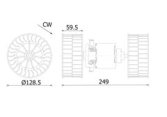 MAHLE AB323000S — Моторчик печки