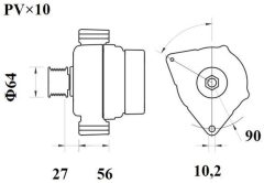 MAHLE MG1203 — Alternator