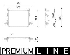 MAHLE CRE10000P — Radiator baterie de tracțiune