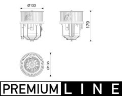 MAHLE AB429000P — Моторчик печки