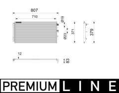 MAHLE AC1211000P — Radiator aer condiționat