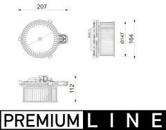 MAHLE AB443000P — Ventilator habitaclu