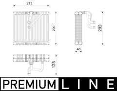 MAHLE AE270000P — Evaporator aer condiționat