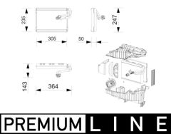 MAHLE AE269000P — Evaporator aer condiționat