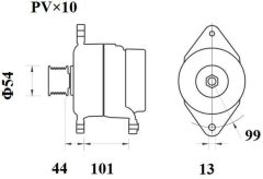 MAHLE MG1208 — Alternator