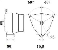 MAHLE MG1209 — Alternator