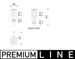MAHLE AVE211000P — Supapă de expansiune aer condiționat