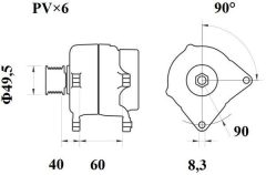 MAHLE AB399000S — Моторчик печки