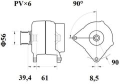 MAHLE MG471 — Alternator