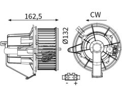 MAHLE AB123000S — Моторчик печки