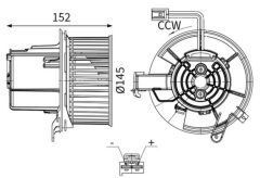 MAHLE AB147000S — Ventilator habitaclu