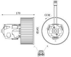 MAHLE AB439000S — Моторчик печки